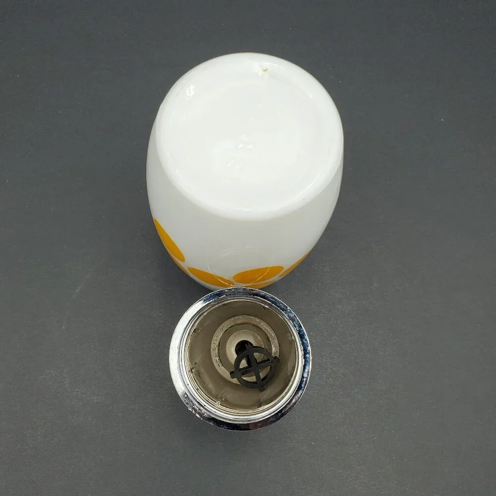 Gemco Westinghouse Yellow Dots Sugar Dispenser Yellow Polka Dot Sugar Container - Picture 8 of 10